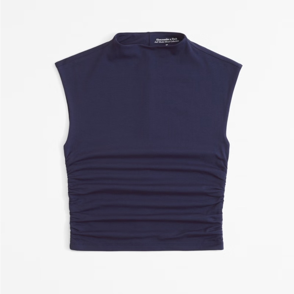 Abercrombie Navy Blue Sleeveless Top